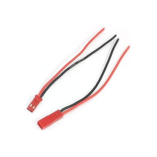 Pair RC Motor Charger 20 AWG Two Wire Leads Male Female JST Plug Adapter Set