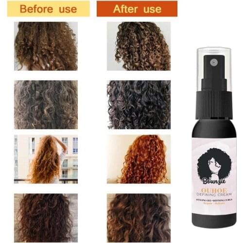Professional Moisturizing Styling Hair Nourish Hair Curl Cream Cream Care Styling For Curly Hair Hair Activator Hair Elasti B9U5