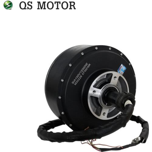QS MOTOR High power 12kw 24kw 70H V3 e car hub motor for 100KPH Speed