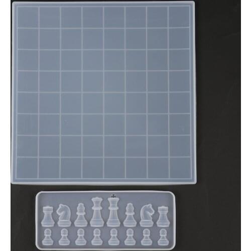 Silicone Chocolate Mold Non Stick Baking Mould Tray Chess Board Ice Cube Molds DIY Wedding Birthday Party Cake Decorating Tools