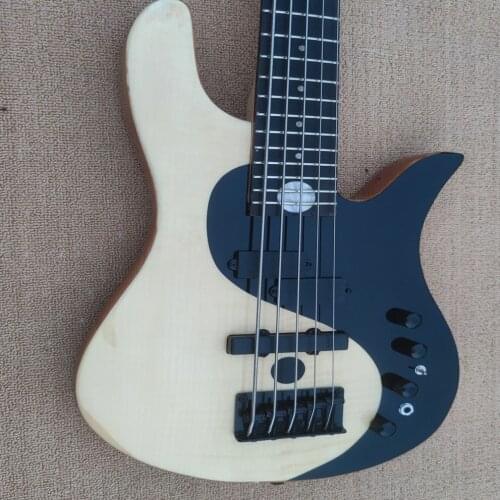 High quality electric bass guitar, 5 string butterfly bass Taiji electric bass, free transportation