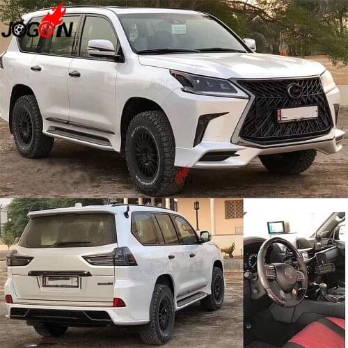 For Lexus LX570 2017- 2020 Special Black Edition Side Body Door Handle Rearview Mirror Cover Tail Light Tailgate Trim