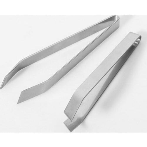 1PC Stainless Steel Fish Bone Tweezers Pincer Clip Puller Remover Tongs Fish Bone Plucking Clamp Kitchen Gadgets EKX 152