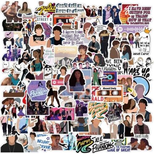 10/30/50/100Pcs Julie and the Phantom Boy For Snowboard Laptop Luggage Fridge Car- Styling Vinyl Decal Home Decor Stickers