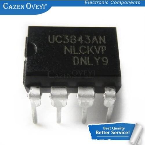 10pcs/lot UC3843 DIP8UC3843AL UC3843B UC3843BN UC3843AN KA3843 3843 DIP-8 In Stock