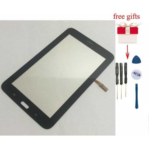 100% Test For Samsung Galaxy Tab 3 Lite 7.0 T110 SM-T110 T111 SM-T111 Touch Screen Panel Sensor Digitizer Glass without LCD