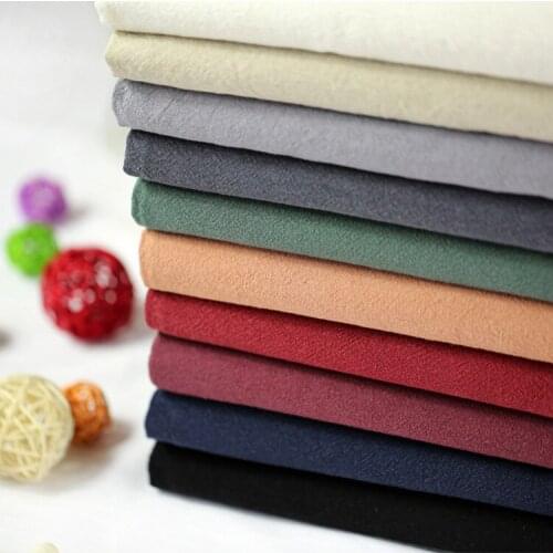 140*100cm Cotton and Linen DIY Washed Fabric Blended Cotton and Linen Cloth Linen Clothing Crepe Cloth Dropshipping AT287