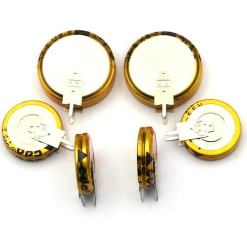 2PCS Farad Capacitor 5.5V 0.1F 0.22F 0.33F 0.47F 1.F 1.5F 4.0F 5.0F Super Capacitor 0.1f-5.0f Double Layer CCapacitor V type