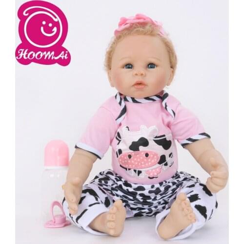 2018 New Design Newborn Baby Doll Reborn 55cm/ 22 Inch Reborn Baby Girl Real Life Living Doll Toys