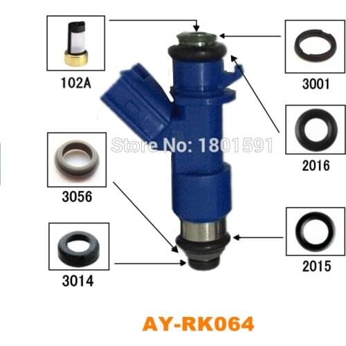40kits Fuel injector repair kits for Acura Honda Civic RDX Integra RSX K20 K24 B16 B18 16450RWCA01 OEM 16600-JA00A for AY-RK064