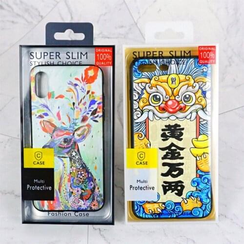 500pcs/lot Blister PVC Plastic Clear Retail Packaging Package Box for iPhone 7 7P 8 Plus Clear Mobile Phone Case Cover