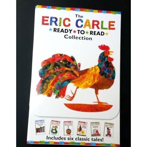 6 books/set Eric Carle Ready-to-Read Collection Walter the Baker kids English story books Early Educaction reading Book