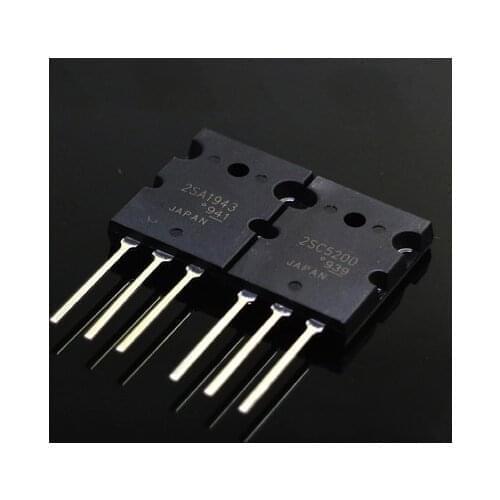 6PCS 2SA1943 TO-3P 2SC5200 TO-3PL=3pair ( 3PCS C5200 + 3PCS A1943 )