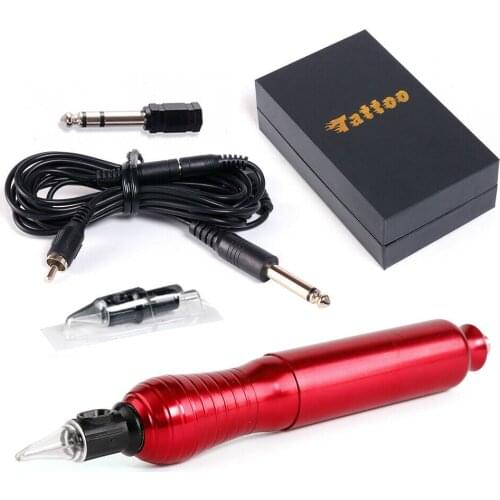 Aluminum Rotary Tattoo Machine Pen 9500R For Permanent Make Up Needle Cartridge
