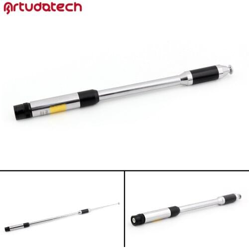Artudatech 1Pcs RH770 BNC Telescopic Dual Band Antenna for ICOM for Kenwood TK 308 208 for Vertex Radio