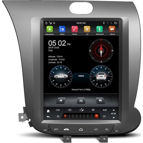 DSP Tesla style PX6 9.7" Android 9.0 Car Auto Radio DVD GPS for KIA Cerato K3 Forte 2013 2014 2015 2016 2017 Bluetooth 5.0 WIFI