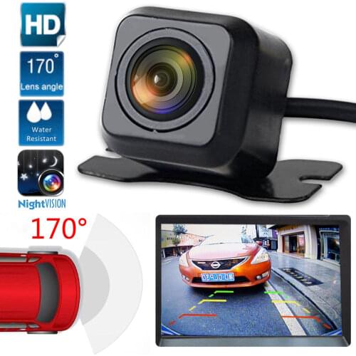 Car Rear View Camera 4 LED Night Vision Reversing Auto Parking Monitor CCD Waterproof 170 Degree HD Video