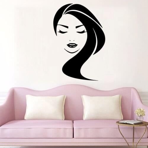 Free shipping Charming woman Nursery Wall Stickers Vinyl Art Decals For Bedroom Decoration Wall Stickers Waterproof Wallpaper
