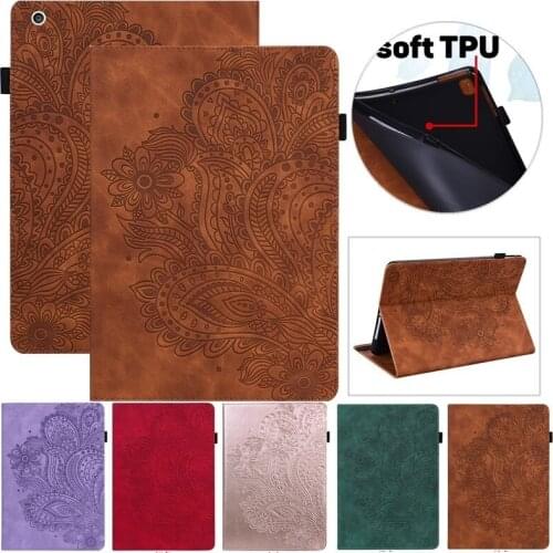 Tablet Cover for Samsung Galaxy Tab S6 Lite Case SM-P610 P615 Retro Embossed Funda for Tablet Samsung Galaxy Tab S6 Lite Case