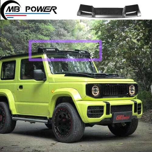 Jimny JB74 roof spoiler with led JB74 upgrade G class W464 G63 mini style body parts front roof spoilers exterior accessories