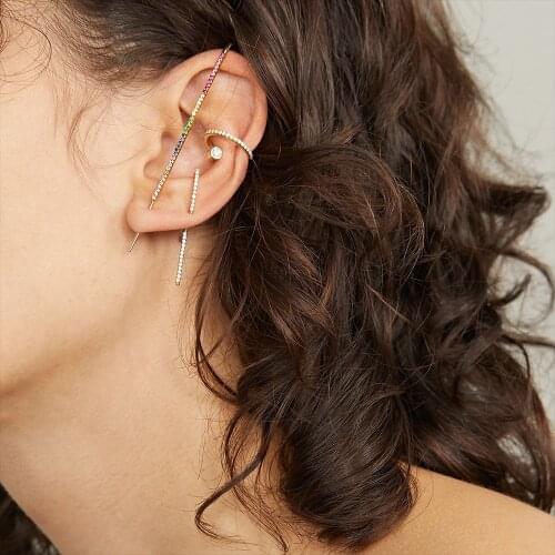 JINGZHAI Stud Earrings