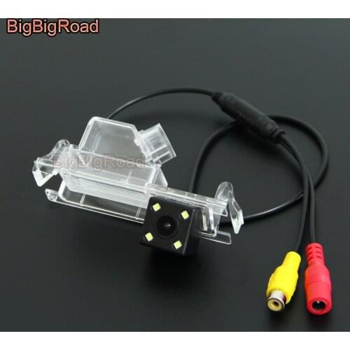 BigBigRoad For Kia K2 Rio Sedan Hatchback Ceed 2013 Hyundai Accent Solaris Verna 2014 I30 car Rear View Reverse Backup Camera