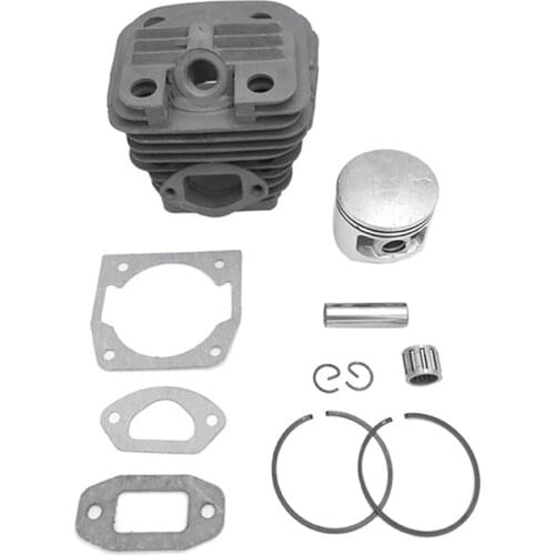 45.2mm Chainsaw Cylinder Piston Needle Cage Gasket Kit for 4500 45Cc 5200 52Cc 5800 58Cc Gasoline Chainsaw Spare Parts