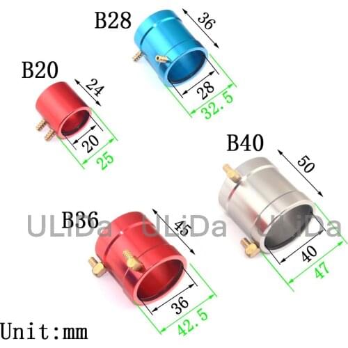 1PC B20/B28/B36/B40 Motor Water Cooling Jacket Aluminum Motors Water-cooled Sleeve for RC Brushless Gasoline Jet Boats Parts