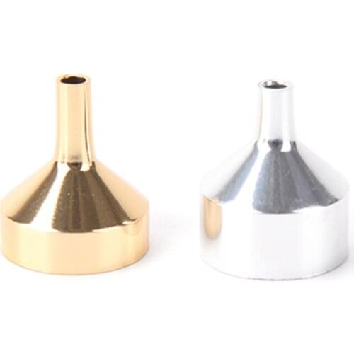 1Pcs Mini Kitchen Funnels Aluminum Funnels Small Mouth Funnels For Filling Salt Pepper Herbs Oils Liquid Kitchen Specialty Tool