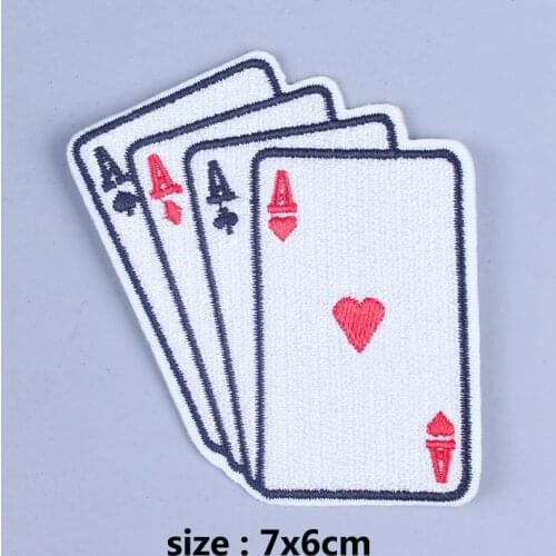 Pulaqi Joker Patches Punk Embroidered Patch For Clothes Iron On Patches stickers for clothing jeans stripes H