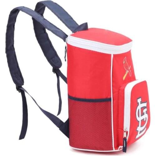 2019 New Thermal Insulated Box backpack Cooler Bag bright red color Lunch Container picnic Food Storage Bags KL15