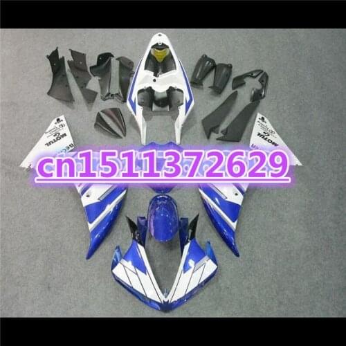 NEW ABS Fairing kit for YZF R1 09 10 11 blue black white YZF-R1 09-11 YZF1000 R1 09 10 11 YZF R1 2009 2010 2011 Body Kits D