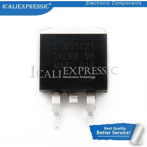 10PCS L7805CD2T L7805C2T L7805 L7808C2T L7808C L7808 TO-263 new original In Stock