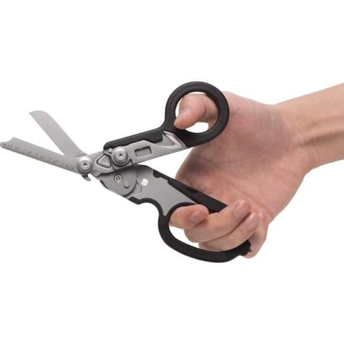Raptor Emergency Response Shears multifunctional scissors with Strap Cutter and Glass Breaker with MOLLE Compatible Holster