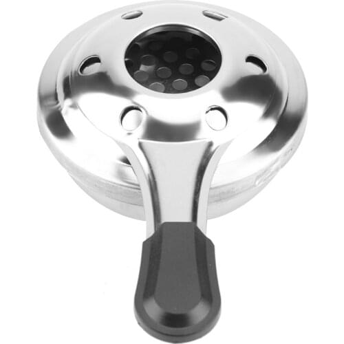 Portable Stainless Steel Alcohol Stove Burner Outdoor Camping Panic Cooking Pot Anti-Scald Handle Prevents