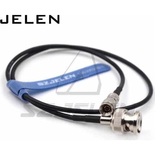 BNC plug to mini BNC plugs elbow, Video transmission lines, coaxial video camera monitor. Camera RF coaxial cable