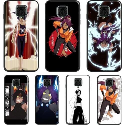 Yoruichi Shihoin Bleach Anime For Xiaomi Redmi 9 9A 9C 9T K40 Funda For Redmi Note 10 Pro 8T 9S Note 9 8 7 Pro Soft Case