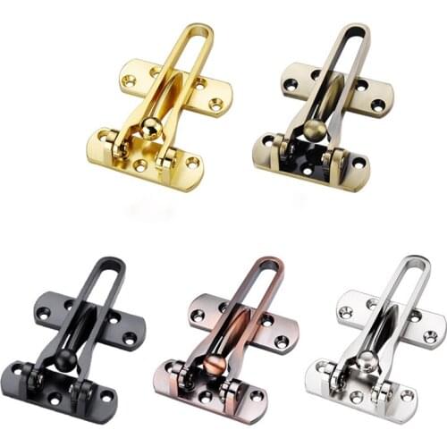 Swing Bar Door Lock Home Security Door Lock, Front Door Locks for Kids, Home Reinforcement Lock for Swing-in Doors, Zinc Alloy
