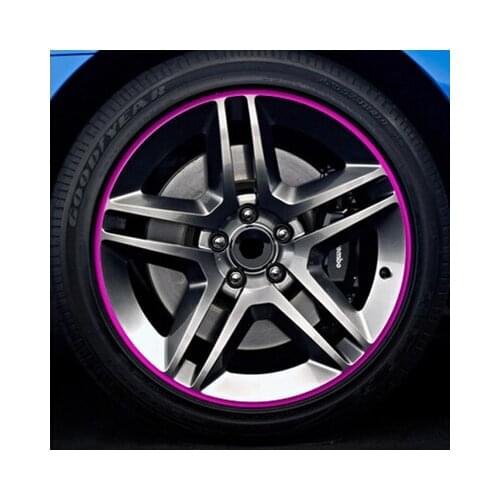 Car-Styling Wheel Hub Rim Protection Sticker For Nissan Teana X-Trail Qashqai Livina Sylphy Tiida Sunny March Murano