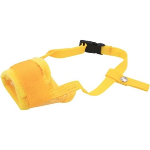 1PC Pet Dog Safety Adjustable Cloth Mouth Muzzle Mesh Anti-Bite Anti-Barking Dogs Breathable Training Products