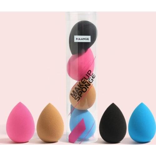 2/3/4/10PCS Makeup Puff Wet And Dry Flocking Puff Set Mini Makeup Sponge Cosmetics Puff Foundation Concealer Makeup Tools