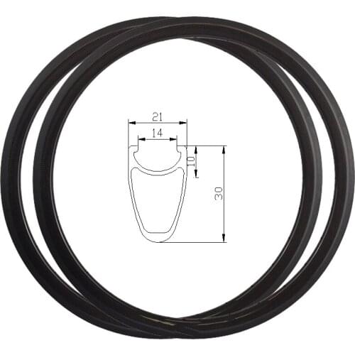 24 Inch Rims 520BSD Carbon BMX Bike Wheels 30mm Depth 21mm Width V Brake Clincher Hoop