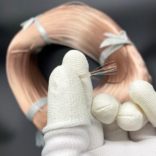 2468 30AWG Transparent Double Wire Audio LED Lighting Electronic Toy Car Battery Power Gold and Silver Cable 30m/50Meters