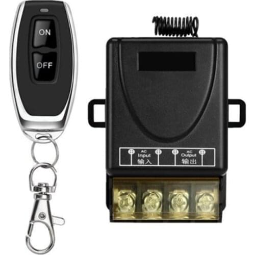 433MHz 220V Water Pump Remote Control Switch 1Ch 30A Receiver Module ON/OFF Wireless RF Transmitter for Light LED