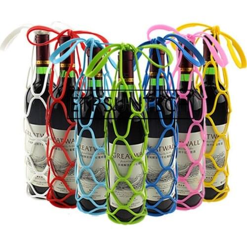 50pcs Multifunction Silicone Wine Bottle Basket Insulation Mat Placemat Drink Glass Coaster Tray