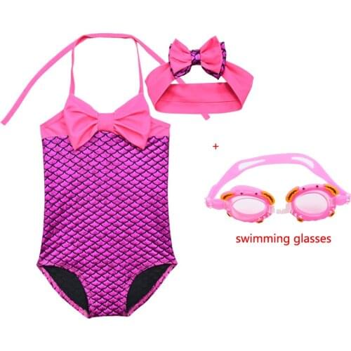 AngelGirl 2021 Girls Swimmable Mermaid Tail Princess Dress Kids Holiday Mermaid Costume Cosplay Swimsuit Birthday Swimsuit party