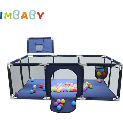 IMBABY High Quality Safety Playpen For Children Multiple Modes Switch At Will Baby Balls Pool Bed Fence Kids Indoor Play Yard