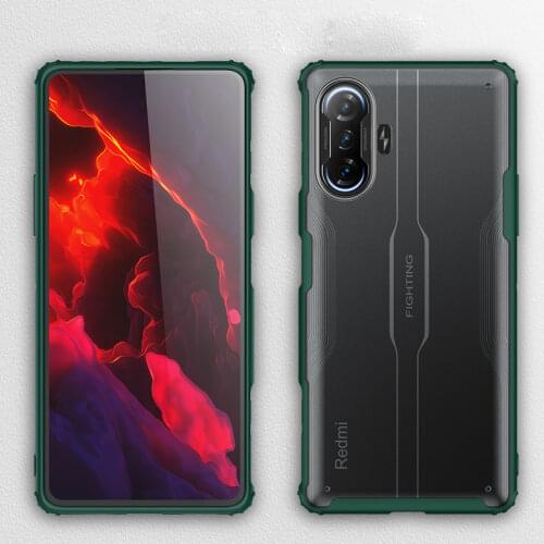 For Xiaomi POCO F3 GT Case Transparent Matte PC + TPU Bumper Shockproof Back Cover Case for Redmi K40 Gaming чехол Little F3 GT