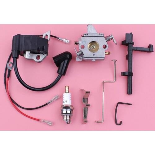 Carburetor Ignition Coil Switch Shaft Throttle Choke Rod Kit For Stihl MS180 MS170 018 017 MS 180 170 Chainsaw Spare Part