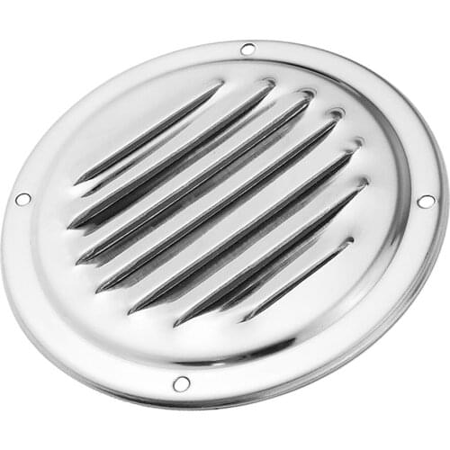 Round Air Vent ABS Louver Grille Cover - Adjustable Exhaust Vent for Boats, Marine, Yacht, RV Caravan